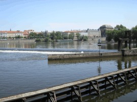 Прага. Набережная реки Влтавы.