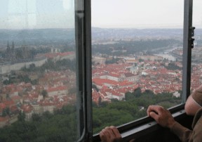 Прага. Вид с Петершинской башни.